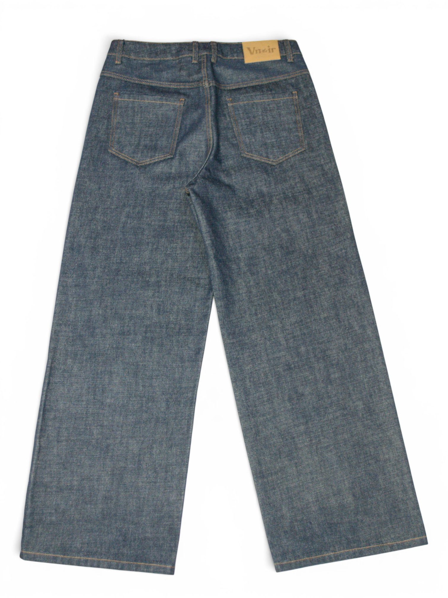 Raw Indigo Straight Jeans